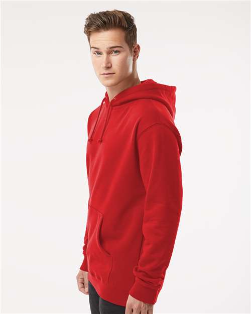 Unisex Heavyweight Hooded Sweatshirt - OnModelSide - B22276703 - Red