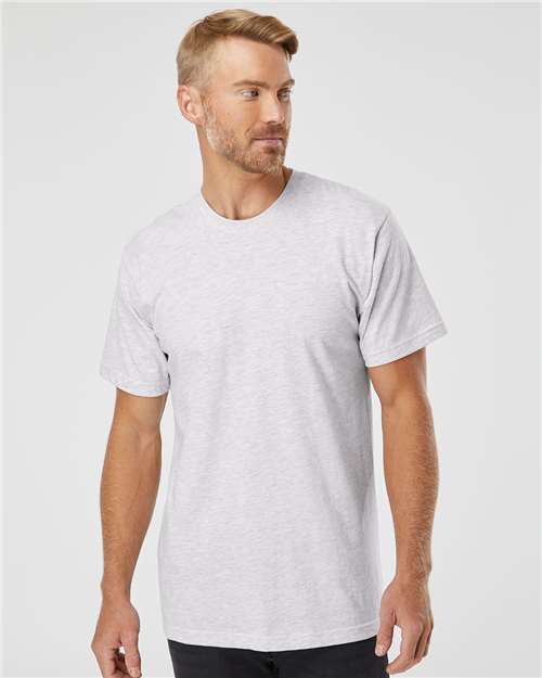 2001 Unisex Fine Jersey Tee in Ash Grey