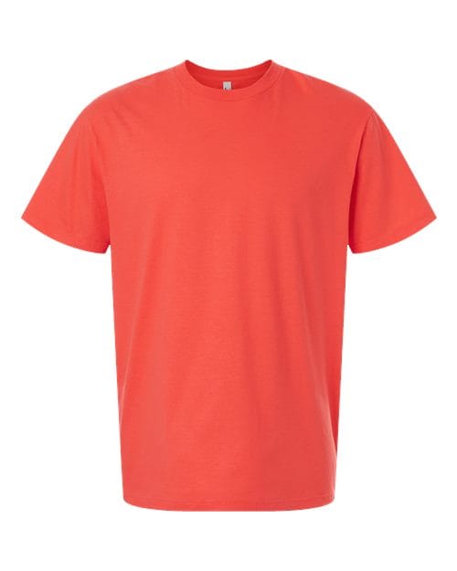 2001 Unisex Fine Jersey Tee in Coral