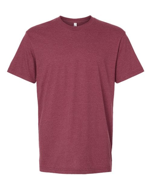 2001CVC Unisex CVC Tee in Heather Cranberry