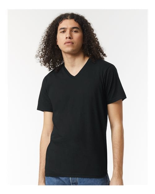 2006CVC Unisex CVC V-Neck Tee in 