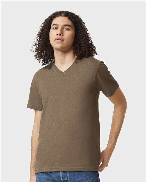 2006CVC Unisex CVC V-Neck Tee in 