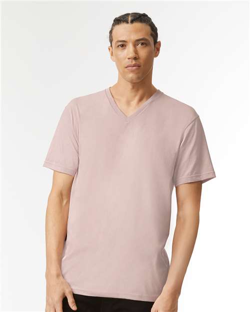 2006CVC Unisex CVC V-Neck Tee in 