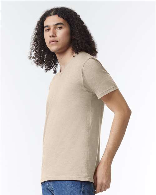 2006CVC Unisex CVC V-Neck Tee in 