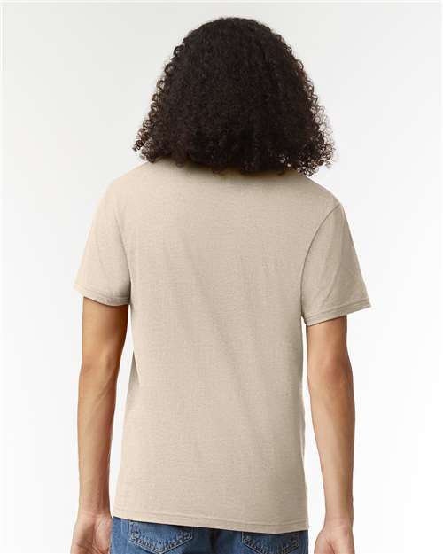2006CVC Unisex CVC V-Neck Tee in 