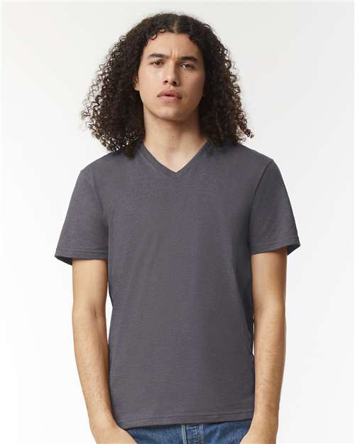 2006CVC Unisex CVC V-Neck Tee in 