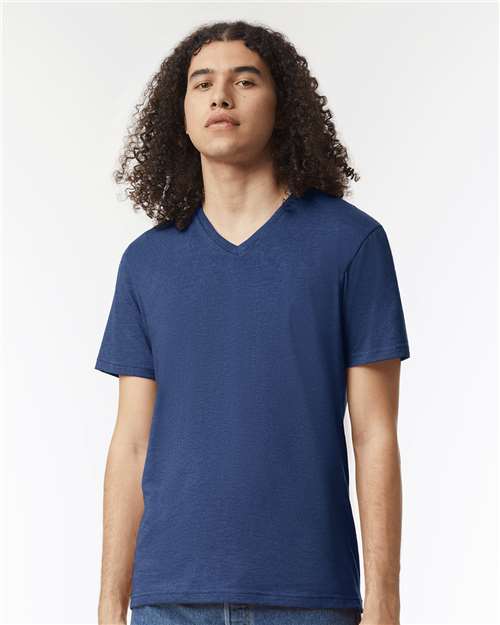 2006CVC Unisex CVC V-Neck Tee in 