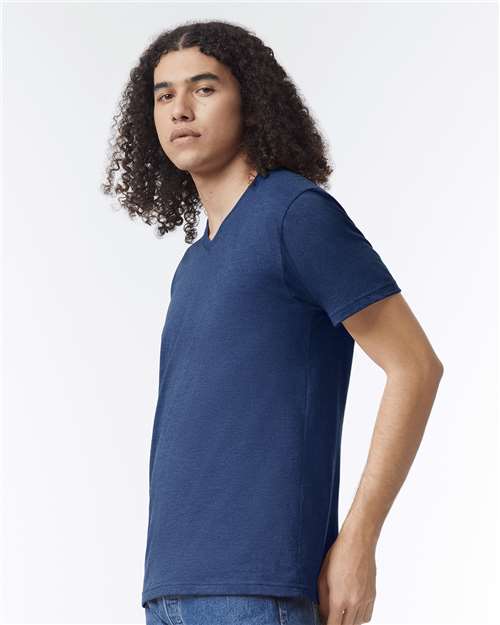 2006CVC Unisex CVC V-Neck Tee in 