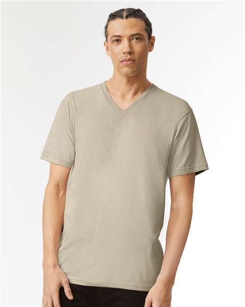 2006CVC Unisex CVC V-Neck Tee in 