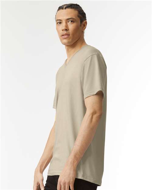 2006CVC Unisex CVC V-Neck Tee in 