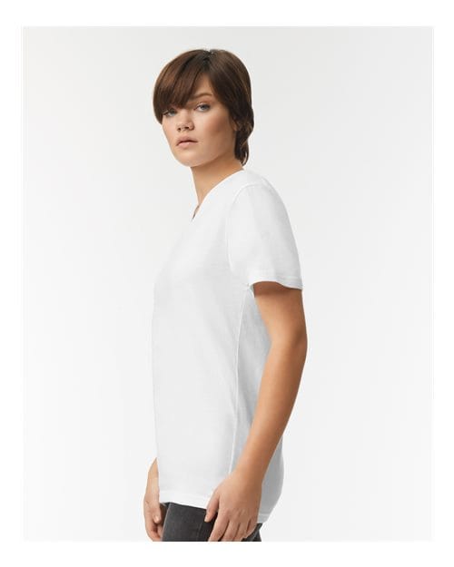 2006CVC Unisex CVC V-Neck Tee in 