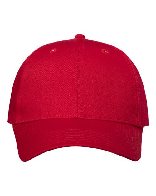 Valucap 498 Adjustable / Red VC100: Lightweight Twill Cap