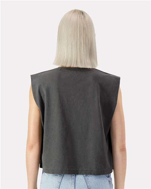 307GD Women's Garment-Dyed Heavyweight Muscle Tee in 