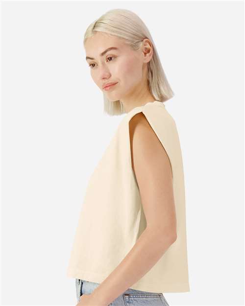 307GD Women's Garment-Dyed Heavyweight Muscle Tee in 