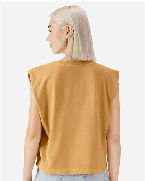 307GD Women's Garment-Dyed Heavyweight Muscle Tee in 
