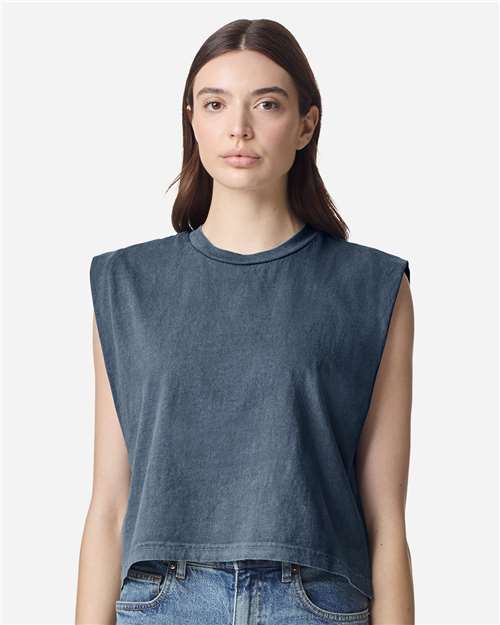 307GD Women's Garment-Dyed Heavyweight Muscle Tee in 