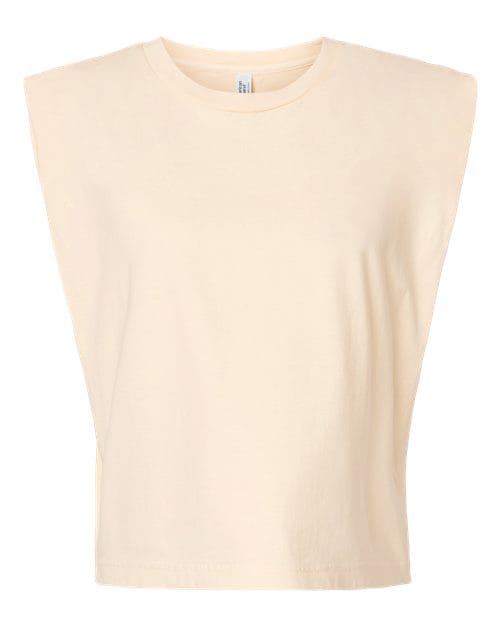 307GD Women's Garment-Dyed Heavyweight Muscle Tee in Faded Cream