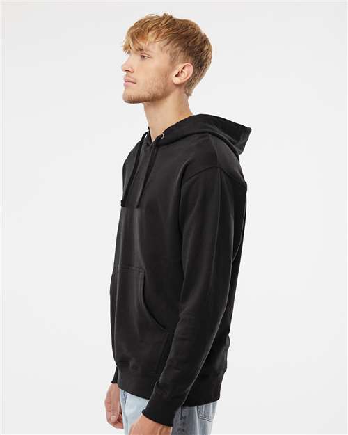 Unisex Midweight Hooded Sweatshirt - OnModelSide - B23676502 - Black