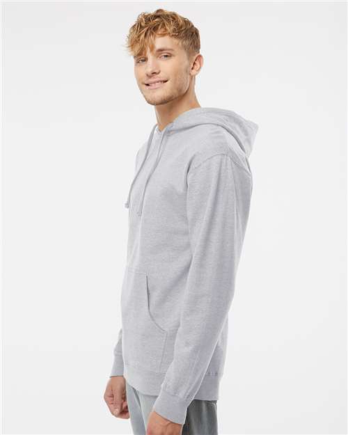 Unisex Midweight Hooded Sweatshirt - OnModelSide - B23676352 - Grey Heather