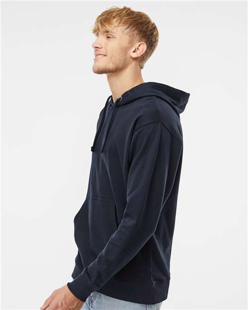 Unisex Midweight Hooded Sweatshirt - OnModelSide - B23676653 - Classic Navy