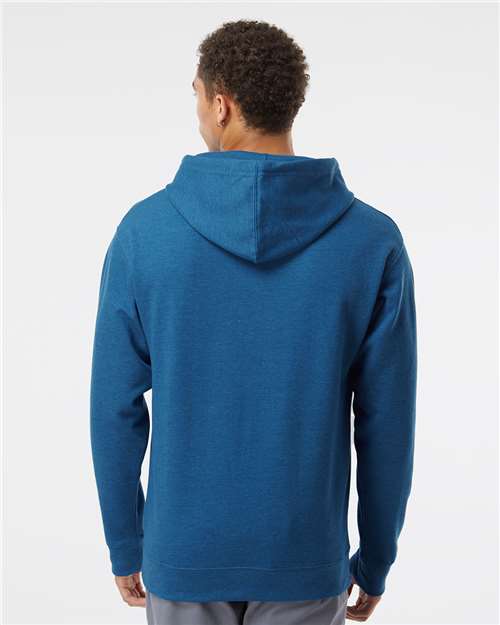 Unisex Midweight Hooded Sweatshirt - OnModelBack - B23676763 - Royal Heather