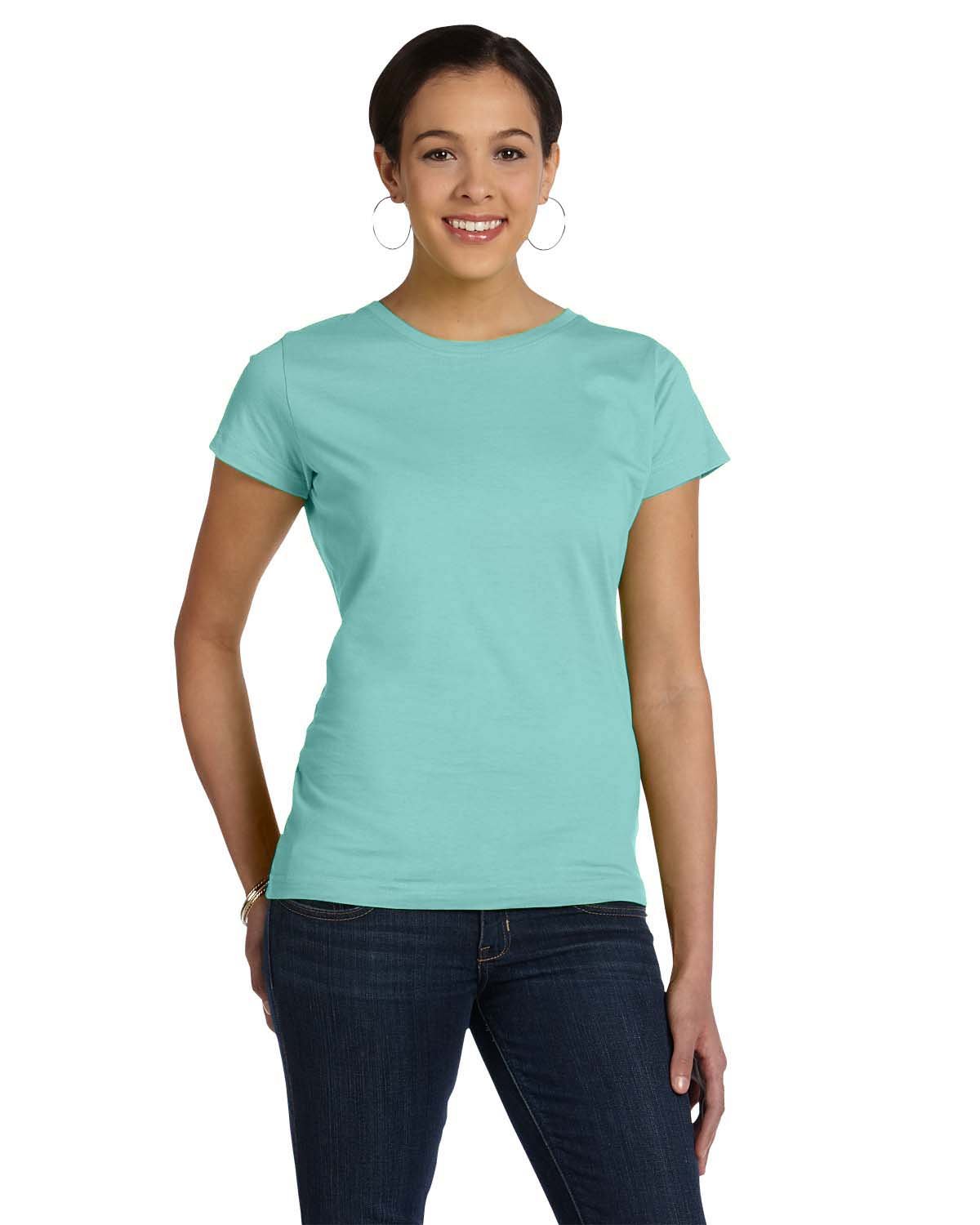 LAT 3516: Ladies' Fine Jersey T-Shirt, Basic Colors