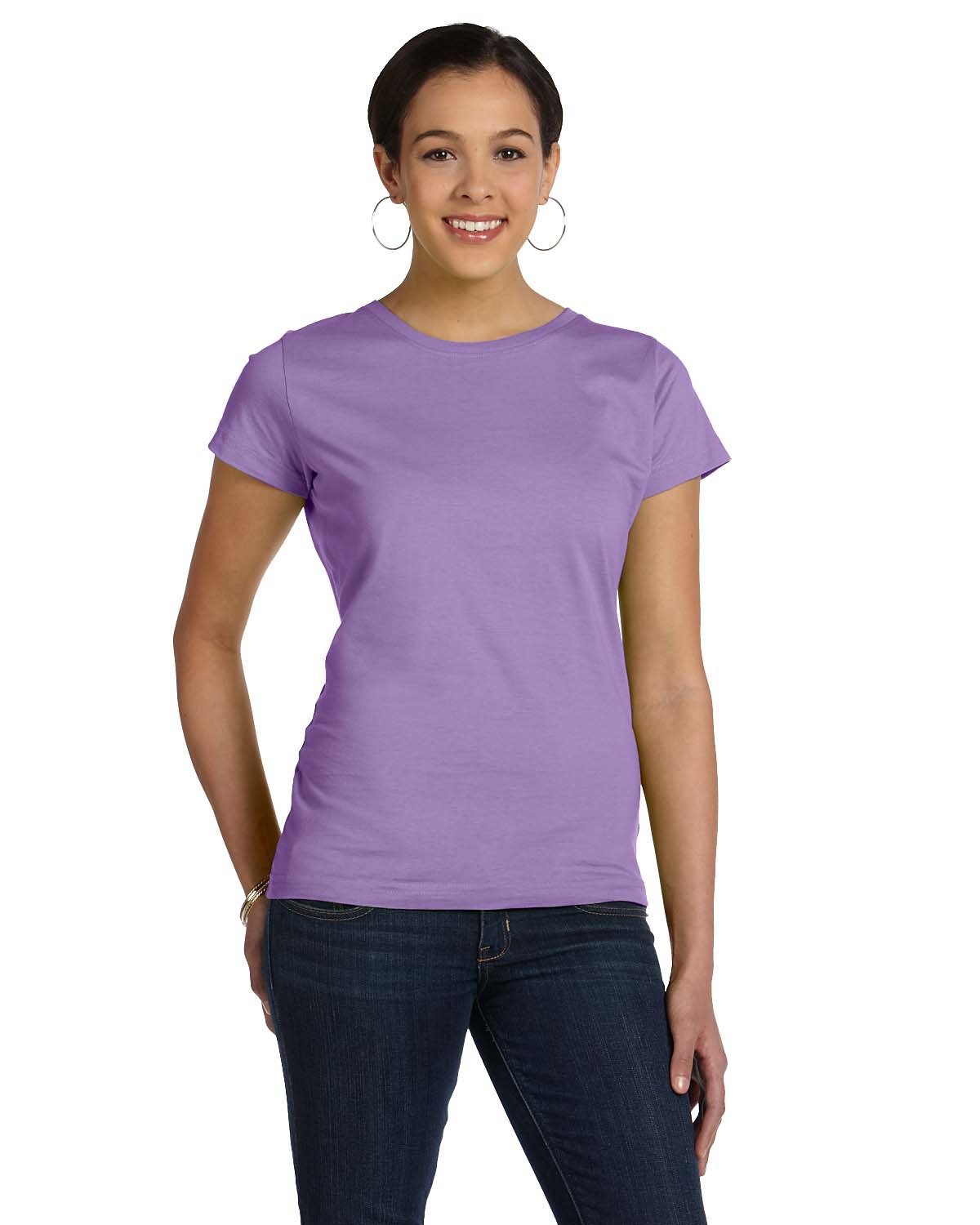 LAT 3516: Ladies' Fine Jersey T-Shirt, Traditional Colors