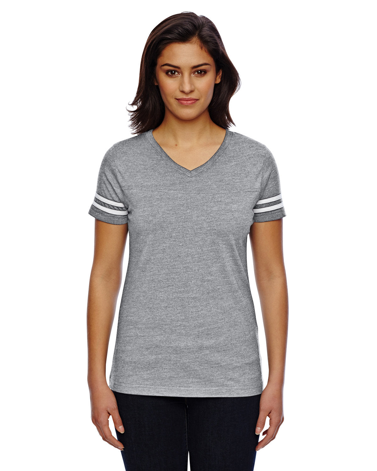 LAT 3537: Ladies' Football Fine Jersey T-Shirt