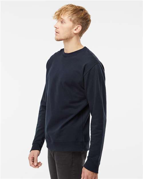 Unisex Midweight Crewneck Sweatshirt - OnModelSide - B83676653 - Classic Navy