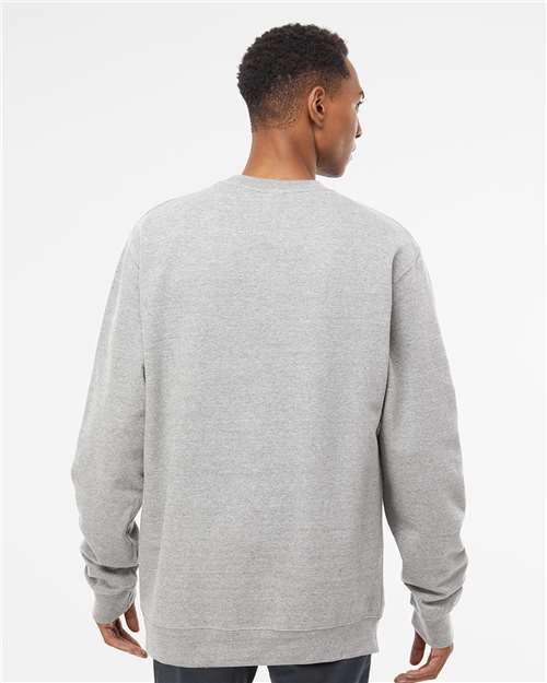 Unisex Midweight Crewneck Sweatshirt - OnModelBack - B83676353 - Grey Heather