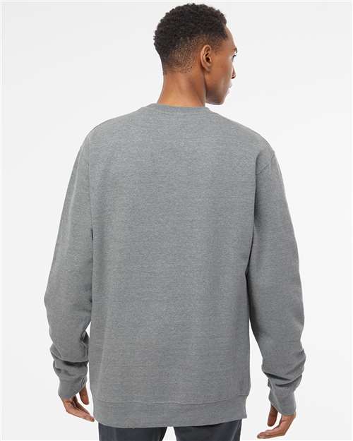 Unisex Midweight Crewneck Sweatshirt - OnModelBack - B83676363 - Gunmetal Heather