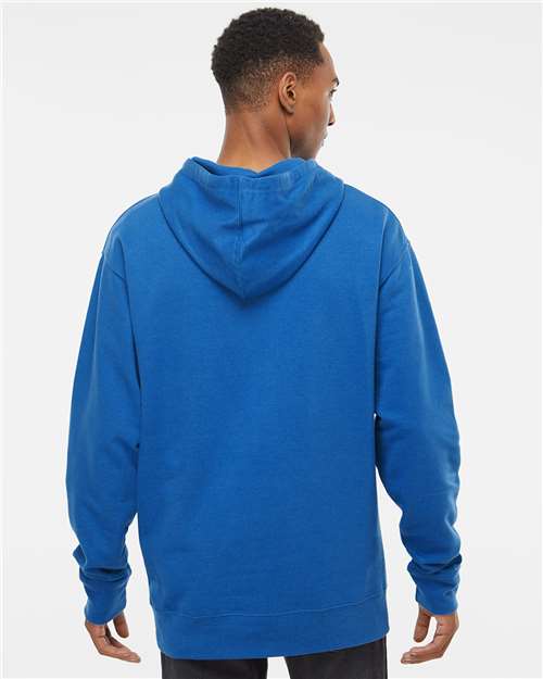 Unisex Midweight Hooded Sweatshirt - OnModelBack - B23676753 - Royal