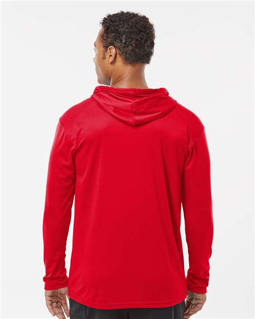 4105 Unisex B-Core Hooded Long Sleeve T-Shirt in 