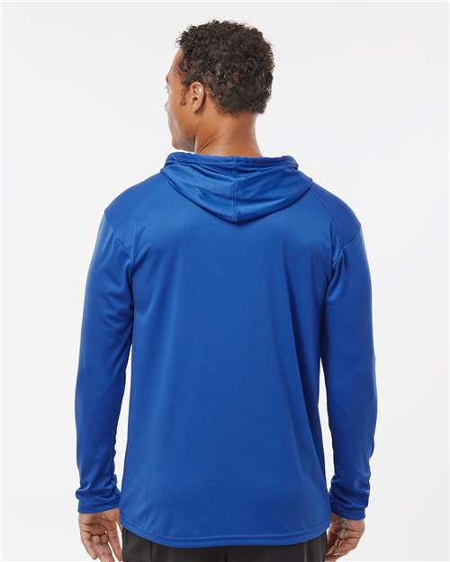 4105 Unisex B-Core Hooded Long Sleeve T-Shirt in 