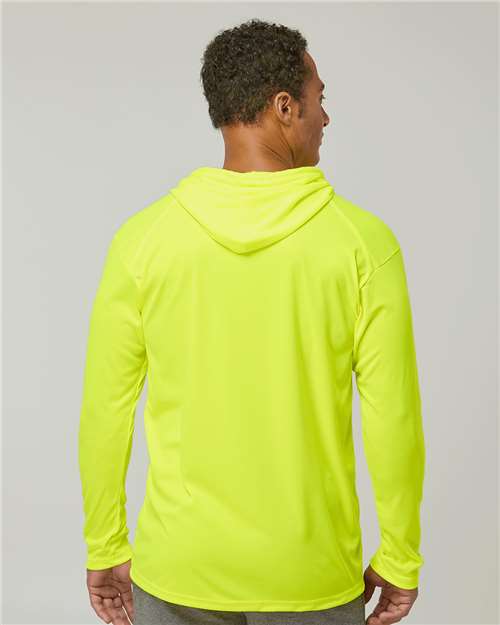 4105 Unisex B-Core Hooded Long Sleeve T-Shirt in 