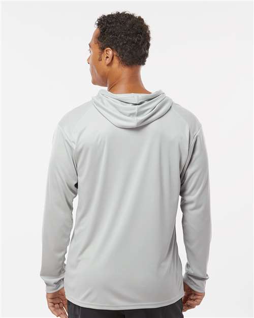 4105 Unisex B-Core Hooded Long Sleeve T-Shirt in 