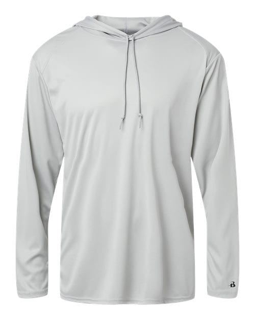4105 Unisex B-Core Hooded Long Sleeve T-Shirt in 