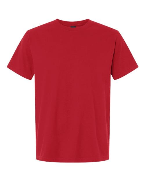 4810GD Unisex Heavyweight Garment-Dyed Tee in Pop Red