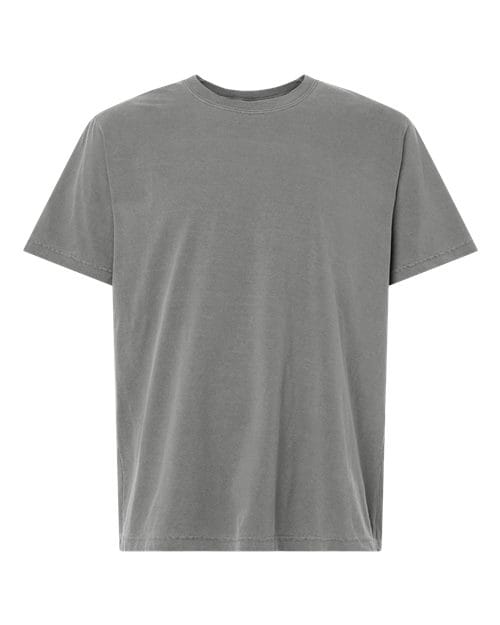 4810GD Unisex Heavyweight Garment-Dyed Tee in Washed Grey