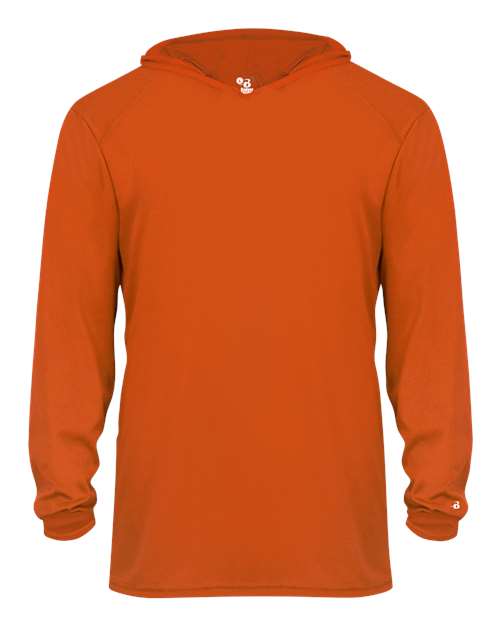 Youth B-Core Long Sleeve Hooded T-Shirt - Front - B14585664 - undefined