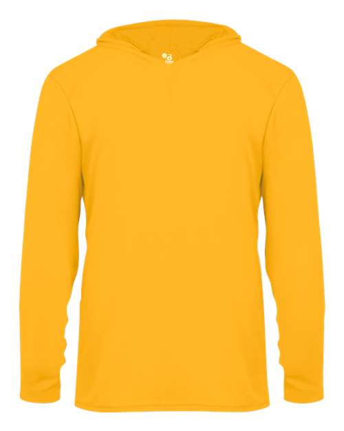 Youth B-Core Long Sleeve Hooded T-Shirt - Front - B14585123 - undefined