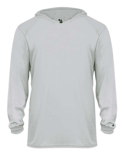 Youth B-Core Long Sleeve Hooded T-Shirt - Front - B14585355 - undefined