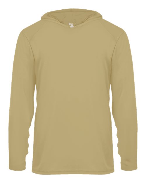 Youth B-Core Long Sleeve Hooded T-Shirt - Front - B14585283 - undefined