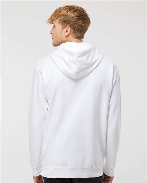 Unisex Midweight Hooded Sweatshirt - OnModelBack - B23676003 - White