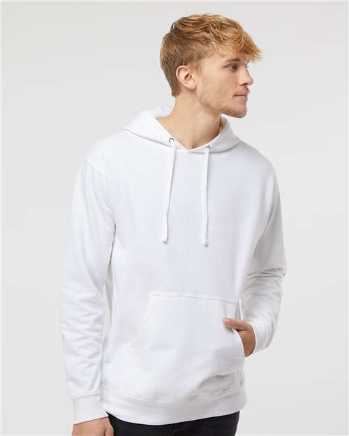 Unisex Midweight Hooded Sweatshirt - OnModelFront - B23676003 - White