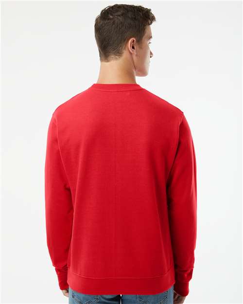 Unisex Midweight Crewneck Sweatshirt - OnModelBack - B83676703 - Red