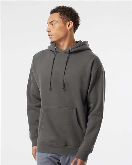 Unisex Heavyweight Hooded Sweatshirt - OnModelFront - B22276102 - Charcoal