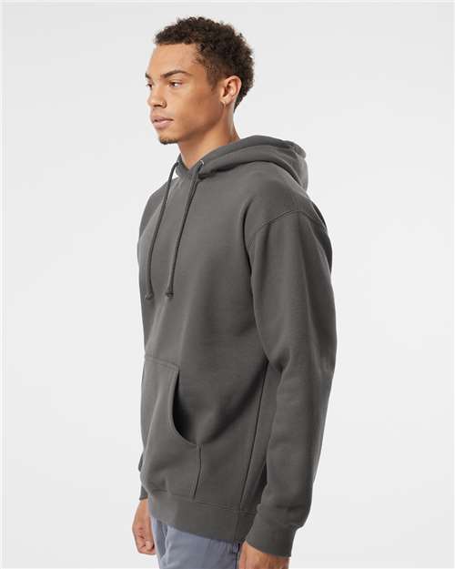 Unisex Heavyweight Hooded Sweatshirt - OnModelSide - B22276102 - Charcoal