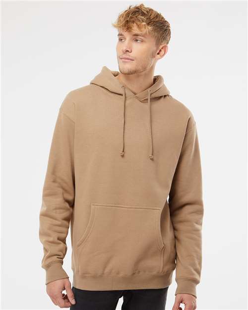 Unisex Heavyweight Hooded Sweatshirt - OnModelFront - B22276732 - Sandstone