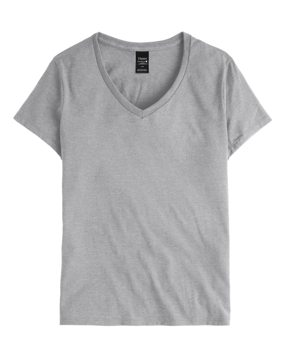 Hanes T-Shirts - Premium S / Light Steel Hanes S04V Women's Perfect-T V-Neck T-Shirt
